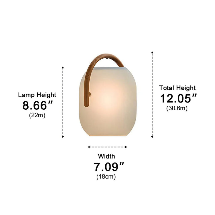 Solar Waterproof Oval Tabletop Lantern, Outdoor Garden/Patio/Yard Light