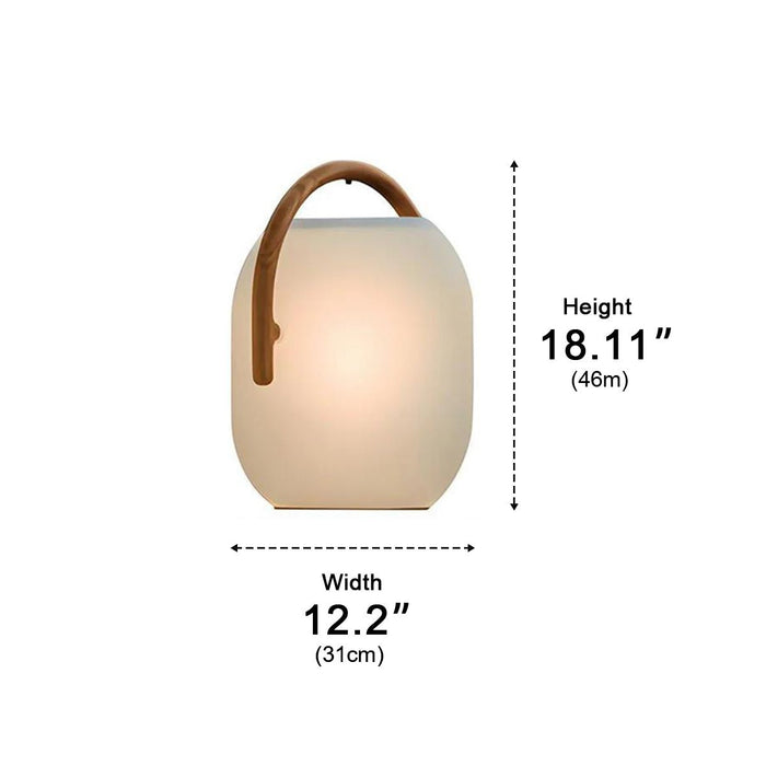 Solar Waterproof Oval Tabletop Lantern, Outdoor Garden/Patio/Yard Light