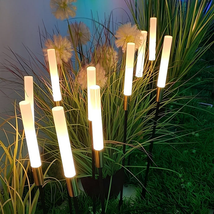 Solar Reed Shaped Outdoor Landscape Lights, Waterproof LED Garden/Pathway/Lawn Lighting, Easy Install