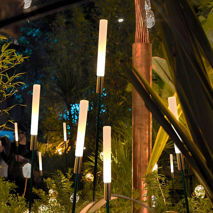 Solar Reed Shaped Outdoor Landscape Lights, Waterproof LED Garden/Pathway/Lawn Lighting, Easy Install