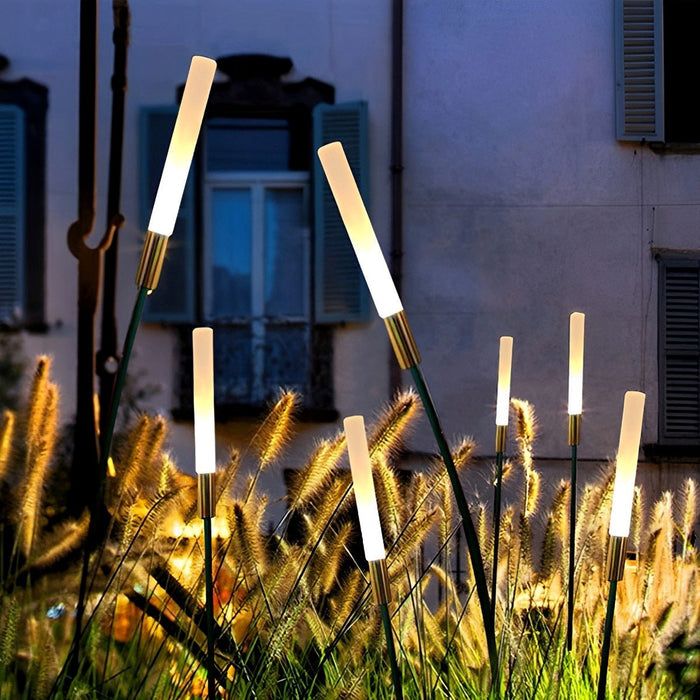 Solar Reed Shaped Outdoor Landscape Lights, Waterproof LED Garden/Pathway/Lawn Lighting, Easy Install