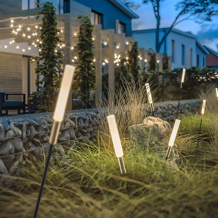 Solar Reed Shaped Outdoor Landscape Lights, Waterproof LED Garden/Pathway/Lawn Lighting, Easy Install