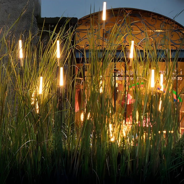Solar Reed Shaped Outdoor Landscape Lights, Waterproof LED Garden/Pathway/Lawn Lighting, Easy Install