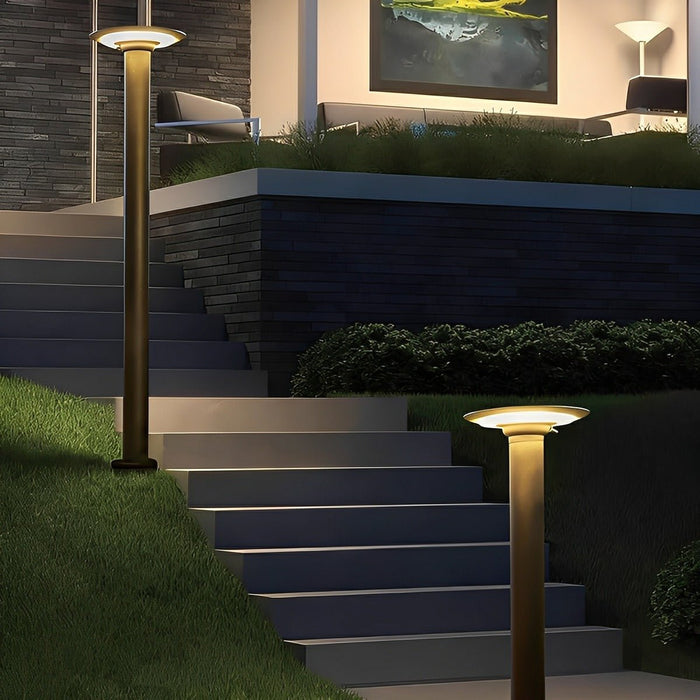 Solar LED Path Light, Dusk to Dawn Waterproof, UFO Design for Garden/Patio/Yard