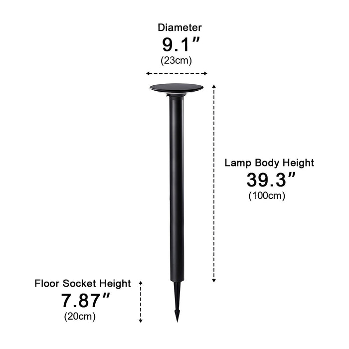 Solar LED Path Light, Dusk to Dawn Waterproof, UFO Design for Garden/Patio/Yard