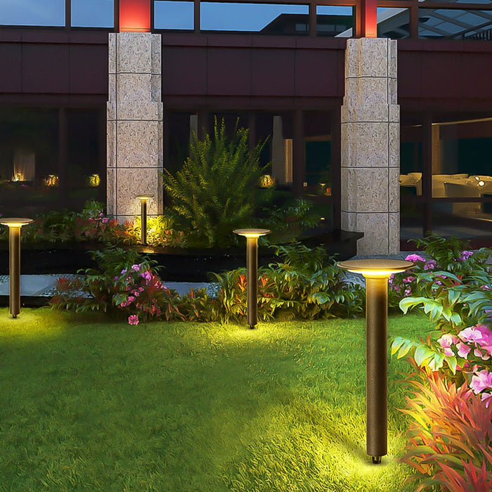 Solar LED Path Light, Dusk to Dawn Waterproof, UFO Design for Garden/Patio/Yard