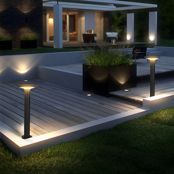 Solar LED Path Light, Dusk to Dawn Waterproof, UFO Design for Garden/Patio/Yard