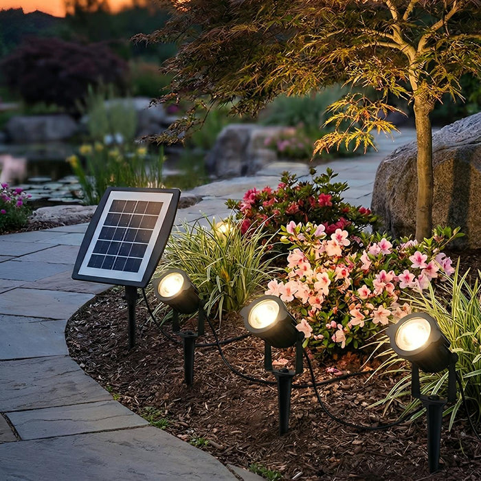 Solar Landscape Spot Light, Architectural Accent, Waterproof IP65, Dusk to Dawn for Garden/Patio/Pathway