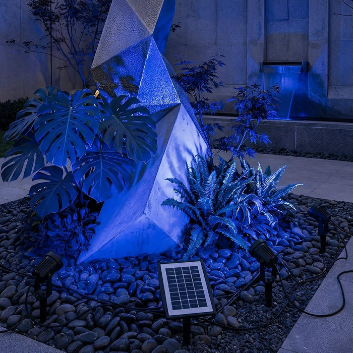 Solar Landscape Spot Light, Architectural Accent, Waterproof IP65, Dusk to Dawn for Garden/Patio/Pathway