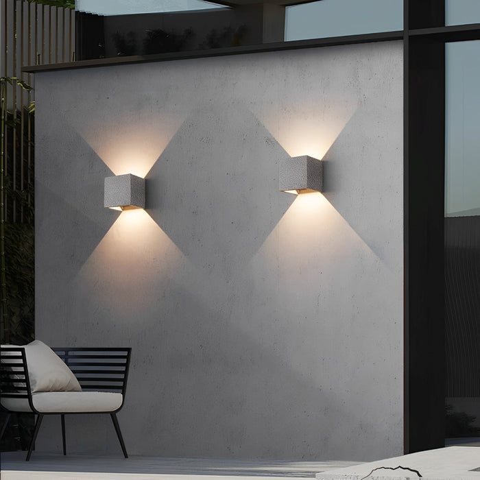 Waterproof LED Outdoor Wall Sconce, Up Down Light, Modern Minimalist, Motion Sensor Option for Front Door/Patio/Yard