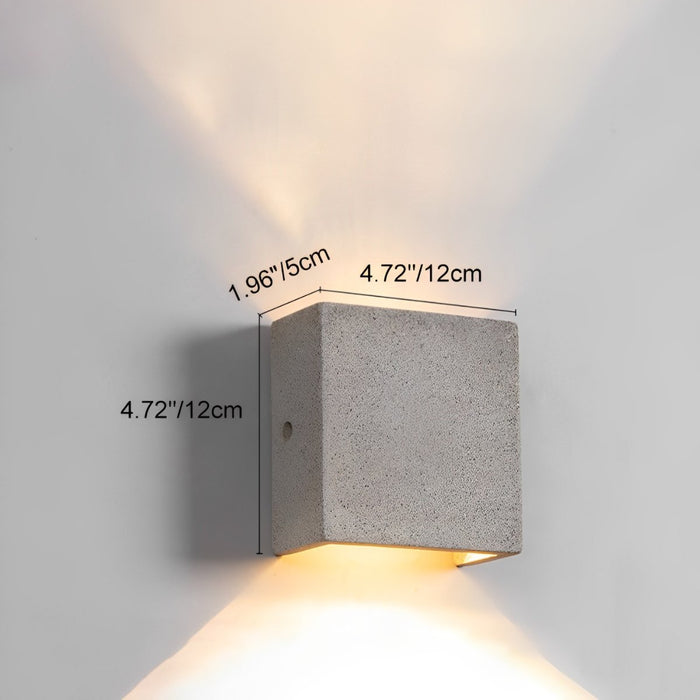 Waterproof LED Outdoor Wall Sconce, Up Down Light, Modern Minimalist, Motion Sensor Option for Front Door/Patio/Yard