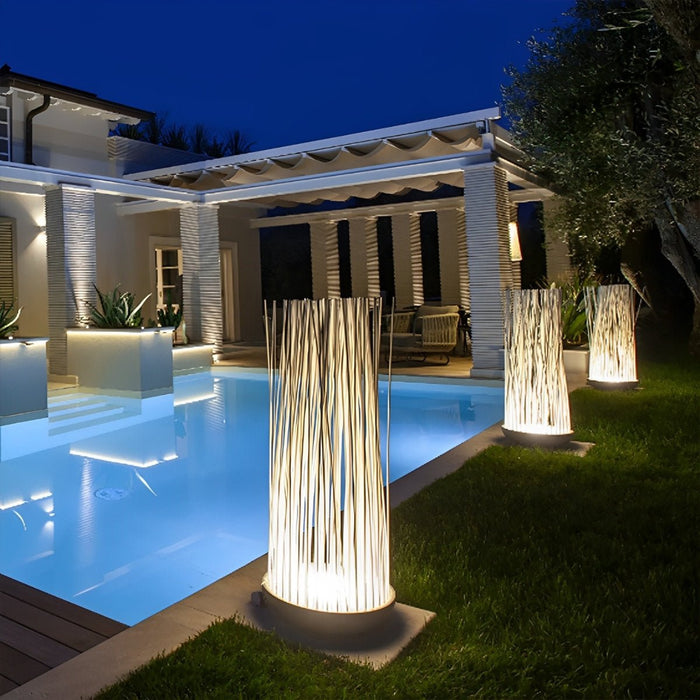 Architectural Accent, Weatherproof LED Landscape Light, Stainless Steel Fiber Optic for Garden/Patio/Pathway