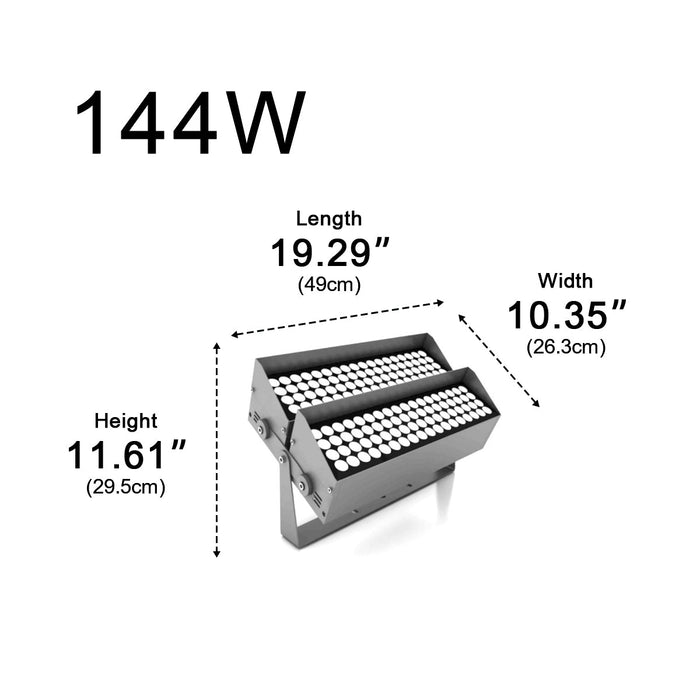 Waterproof High Power LED Outdoor Spot Light, Die-Cast Aluminum, IP67, Landscape/Architectural Accent Lighting for Garden, Lawn, Villa