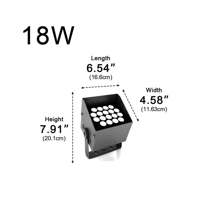 Waterproof High Power LED Outdoor Spot Light, Die-Cast Aluminum, IP67, Landscape/Architectural Accent Lighting for Garden, Lawn, Villa