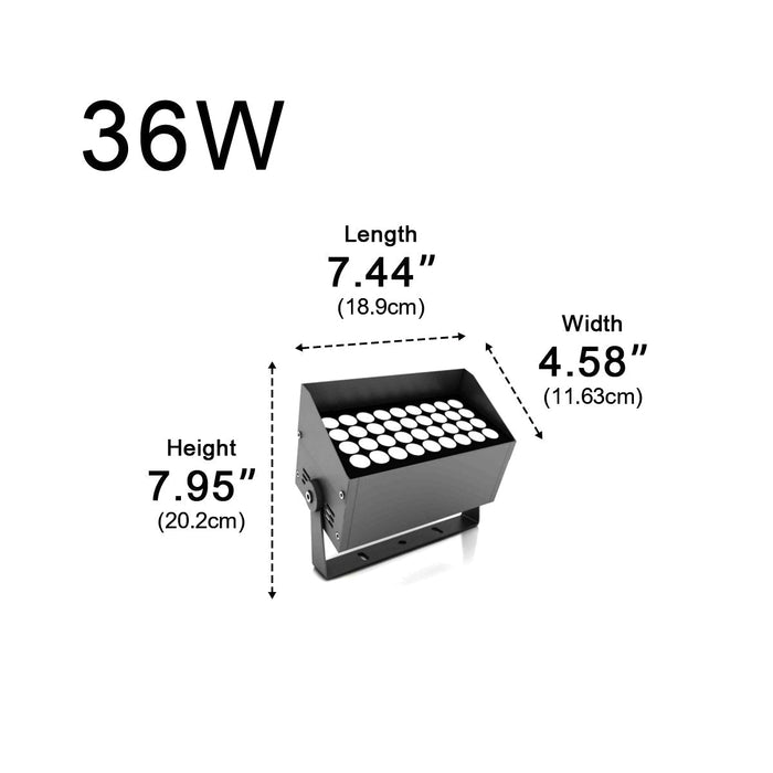 Waterproof High Power LED Outdoor Spot Light, Die-Cast Aluminum, IP67, Landscape/Architectural Accent Lighting for Garden, Lawn, Villa