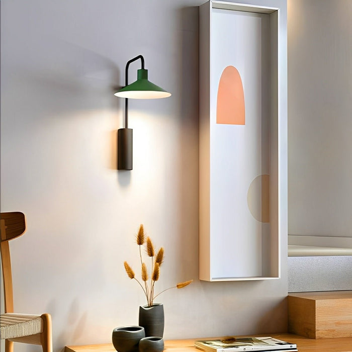 Waterproof Outdoor LED Wall Sconce, Modern Umbrella Design, IP65 Porch/Patio/Garden Light, Hardwired Exterior Fixture