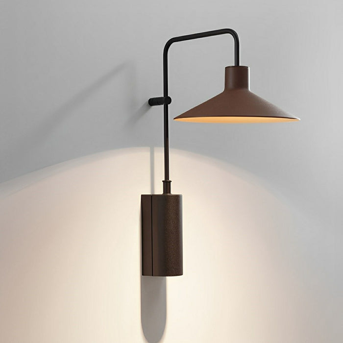 Waterproof Outdoor LED Wall Sconce, Modern Umbrella Design, IP65 Porch/Patio/Garden Light, Hardwired Exterior Fixture