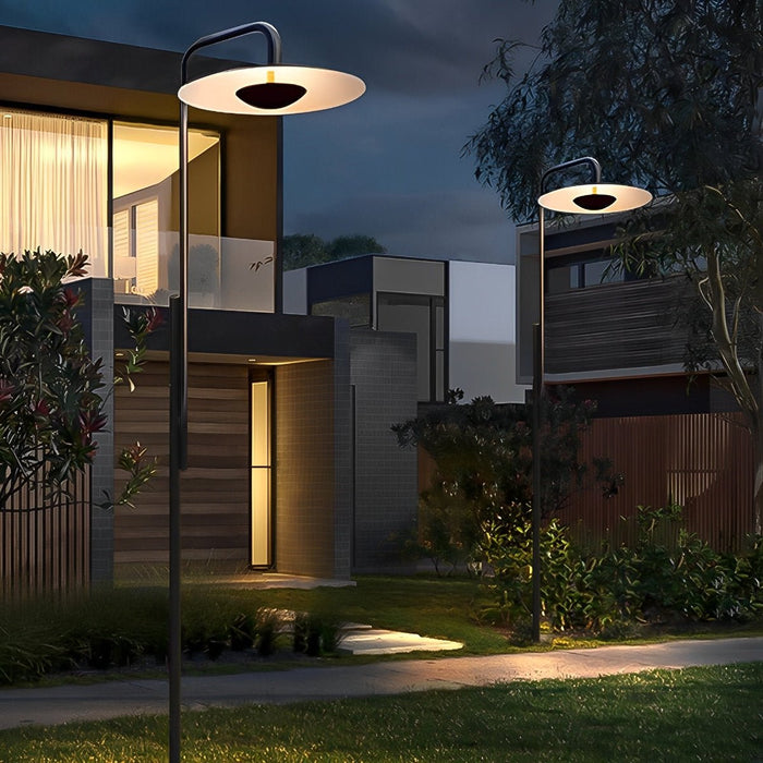 Solar/Hardwired Outdoor Pathway Post Light, IP55 Waterproof LED Garden/Yard/Patio Security Lighting