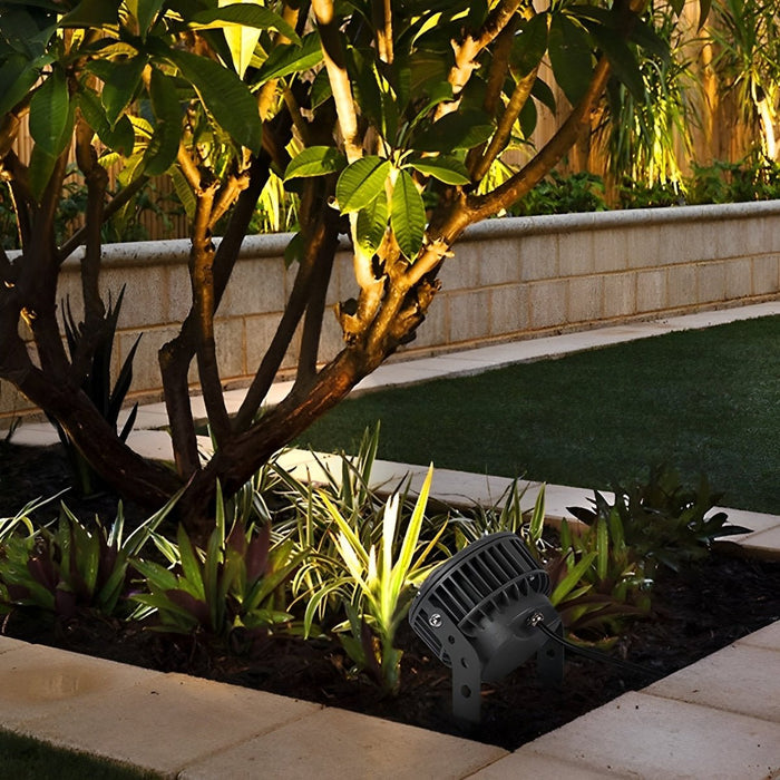 Weatherproof Landscape Spotlight, Tree Uplighting, Architectural Accent Ground Light for Yard/Garden