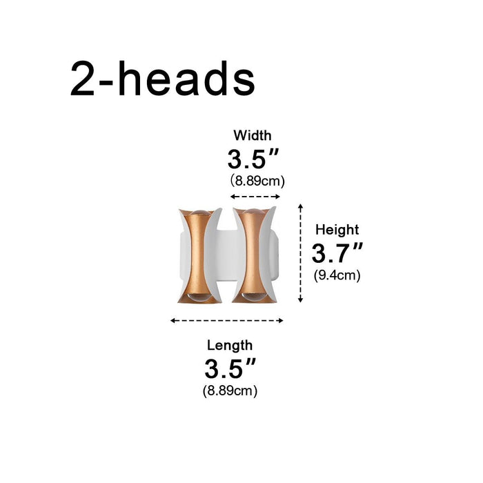 Modern LED Outdoor Wall Sconce, Up Down Light, Waterproof Exterior Fixture for Patio/Porch/Garden