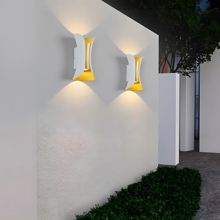 Modern LED Outdoor Wall Sconce, Up Down Light, Waterproof Exterior Fixture for Patio/Porch/Garden