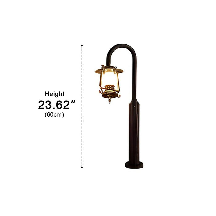 Vintage Lantern Outdoor Street Light, Waterproof IP65 LED Pathway Light for Garden/Yard/Patio