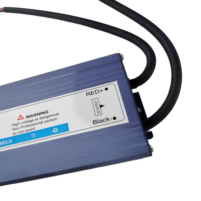 Waterproof LED Driver, 110V-220V AC to 24V DC, 300W 12.5A, IP67 Outdoor Power Supply