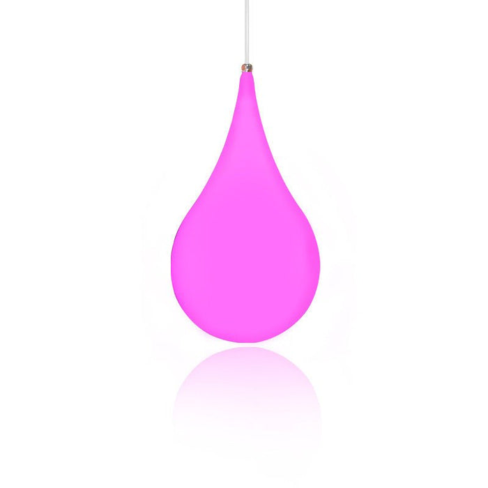 Water Drop Outdoor Hanging Light, IP65 Waterproof LED Pendant for Patio/Garden/Courtyard