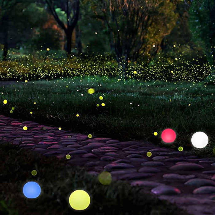 Floating Pool Light, Outdoor RGB Ball, Rechargeable Garden Orb, 16 Color, Dimmable, Remote Control for Pool/Pond/Patio/Yard