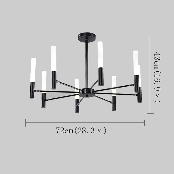 8-light LED Electroplated Modern Chandeliers Ceiling Light Hanging Lights
