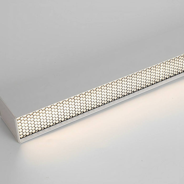 Linear LED Office Pendant Light, Modern Minimalist Strip, High CRI 97, Commercial/Retail/Workspace