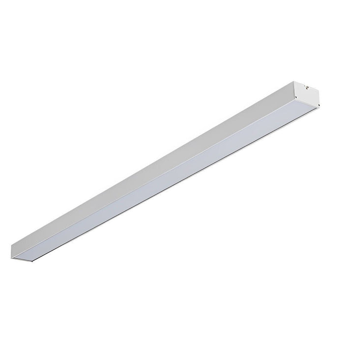 Linear LED Ceiling Light, Modern Recessed/Suspended Fixture, Aluminum Frame, Office/Commercial/Home, Multi-Size, Dimmable
