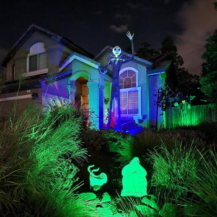 WiFi Smart Outdoor Flood Light, RGBCW LED, IP66 Waterproof, App Voice Control for Patio/Porch/Yard