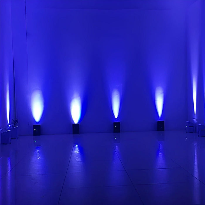 Wireless WiFi RGB LED Spot Light, Rechargeable, App/Voice Control, Adjustable Beam, for Events/Parties/Bars