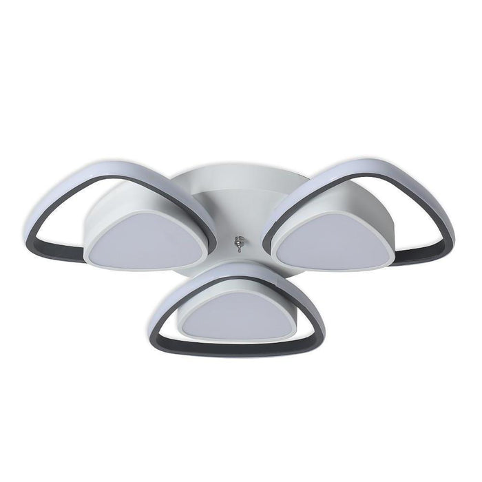 Unique Geometric LED Flush Mount Ceiling Light for Hallway Entryway