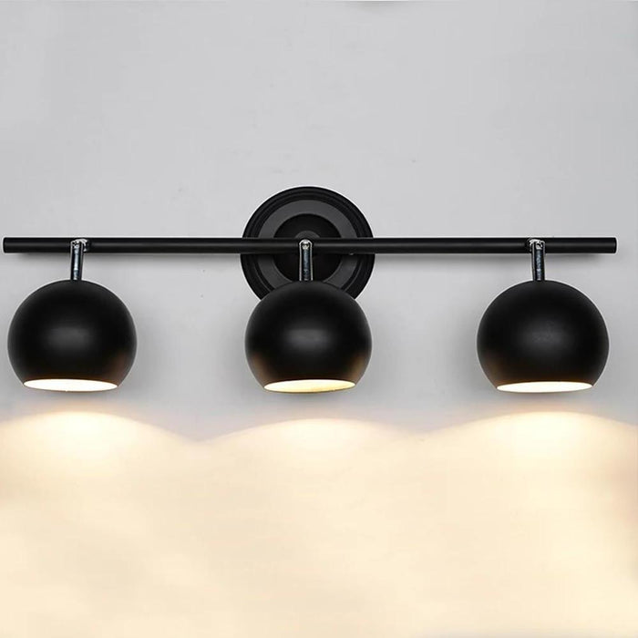 3-light Bowled Metal Flush Mount Downlight Ceiling Light