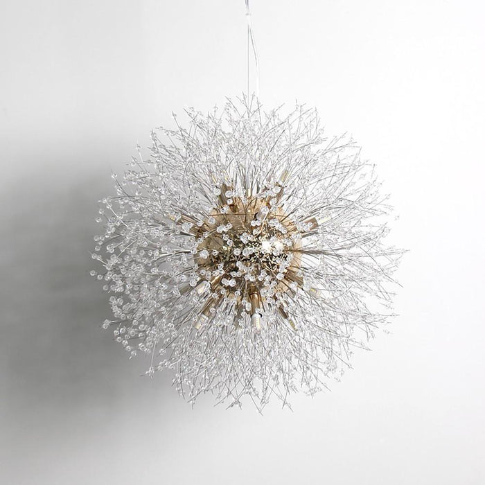 Round Design Crystal Metal LED Antique Chandeliers Kitchen Pendant Lighting