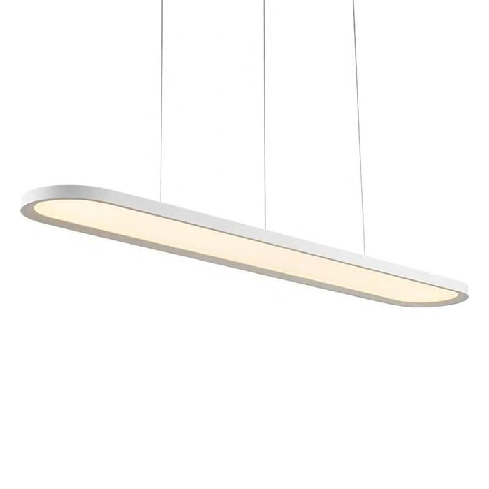 Rounded Corners Strip LED Modern Pendant Lighting Chandelier Hanging Lamp