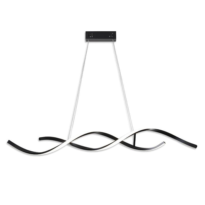 Dual Wave Design Dimmable Pendant Lighting Modern Metal LED Kitchen Lighting Dining Room Lighting Ceiling Light