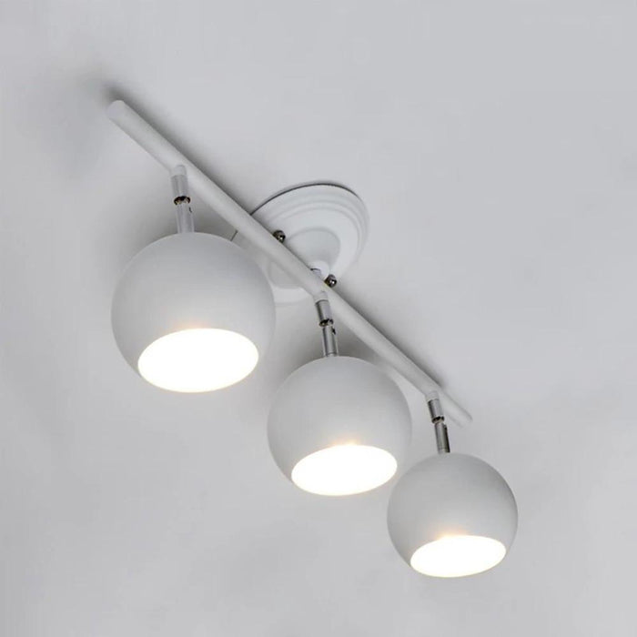 3-light Bowled Metal Flush Mount Downlight Ceiling Light